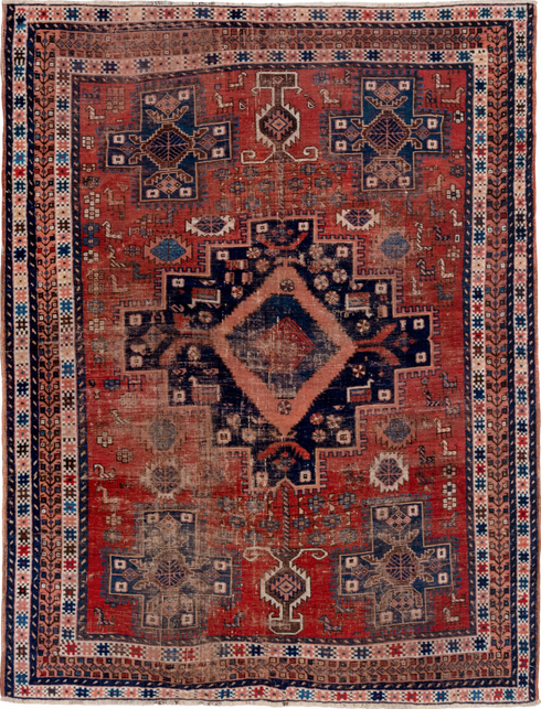 Vintage Shirvan Runner Rug (3' x 7')
